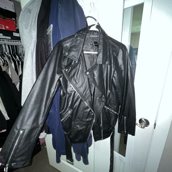 Black PLT leather jacket - Picture 2 of 5